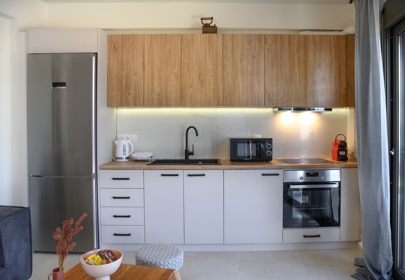 Fully renovated modern kitchen, Stone Project villa, Pigi, Rethymno Fully renovated modern kitchen, Stone Project villa, Pigi, Rethymno