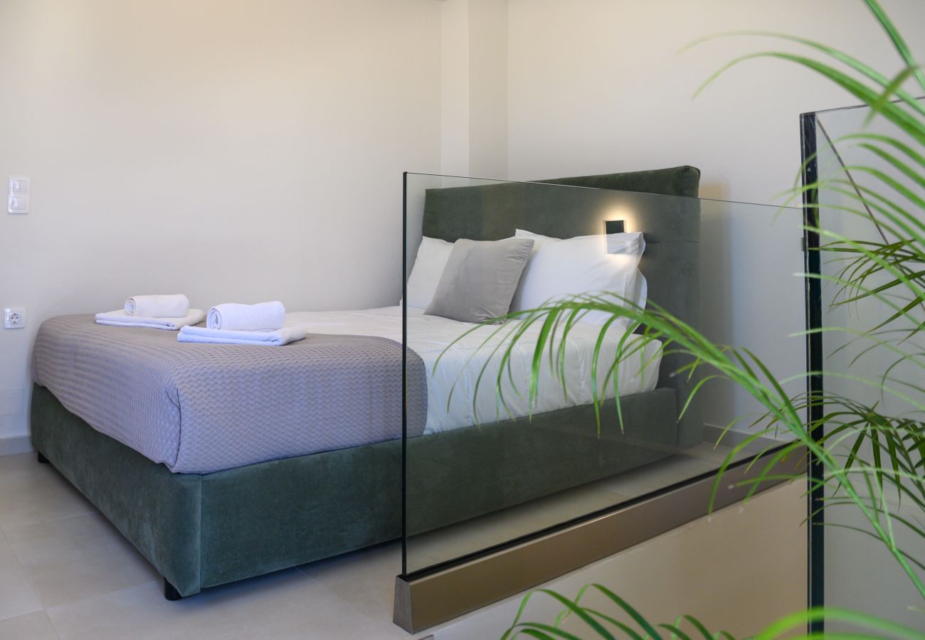 Cozy double bedroom,Stone Project villa, Pigi, Rethymno Cozy double bedroom,Stone Project villa, Pigi, Rethymno