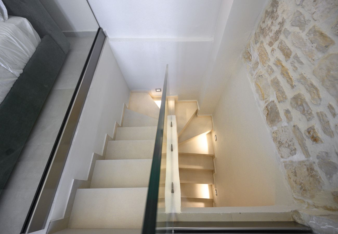 Detailed staircase, Stone Build Villa, Pigi, Rethymno Detailed staircase, Stone Build Villa, Pigi, Rethymno