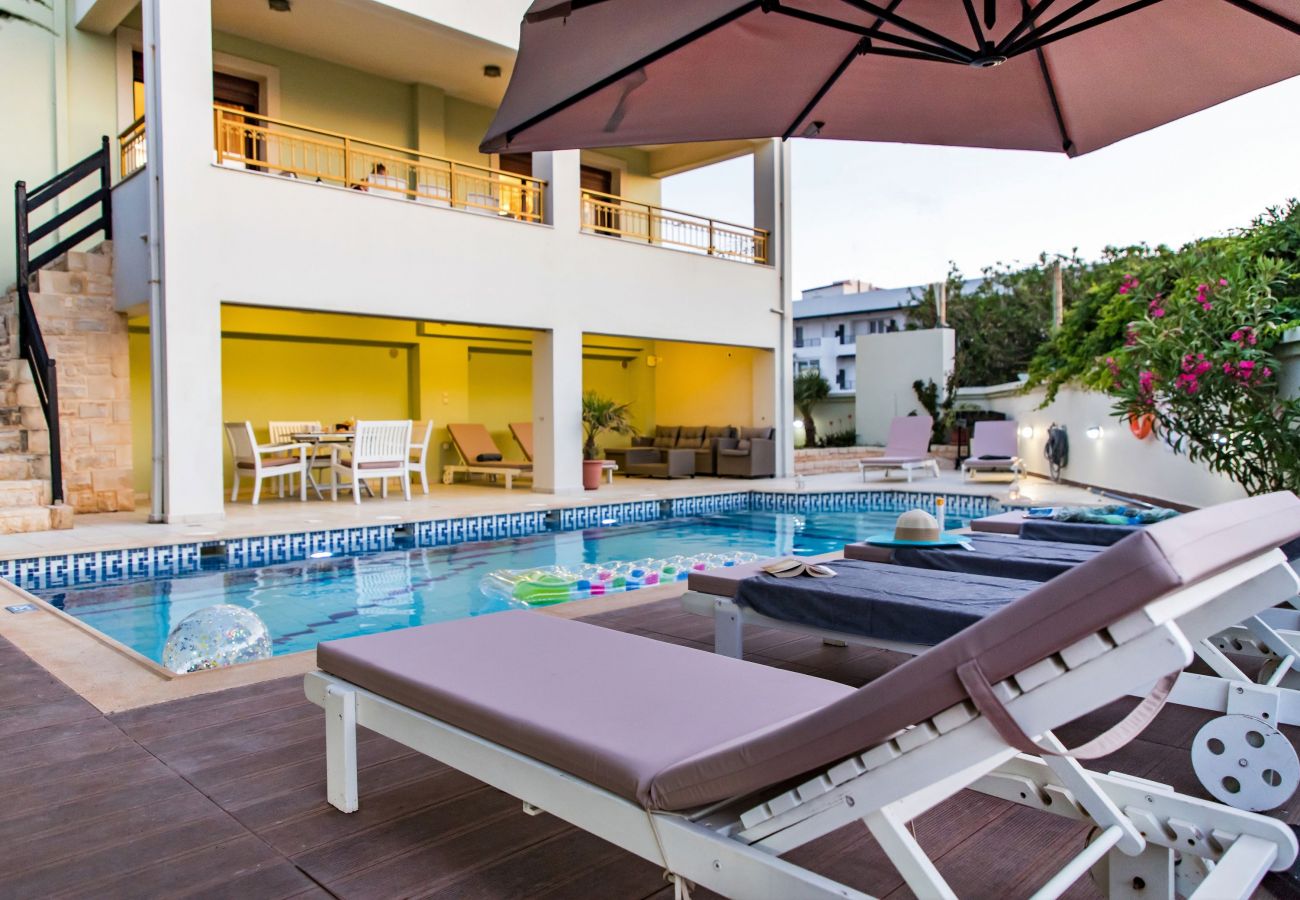 Irene villa Rethymno Sfakaki exterior and pool Irene villa Rethymno Sfakaki exterior and pool